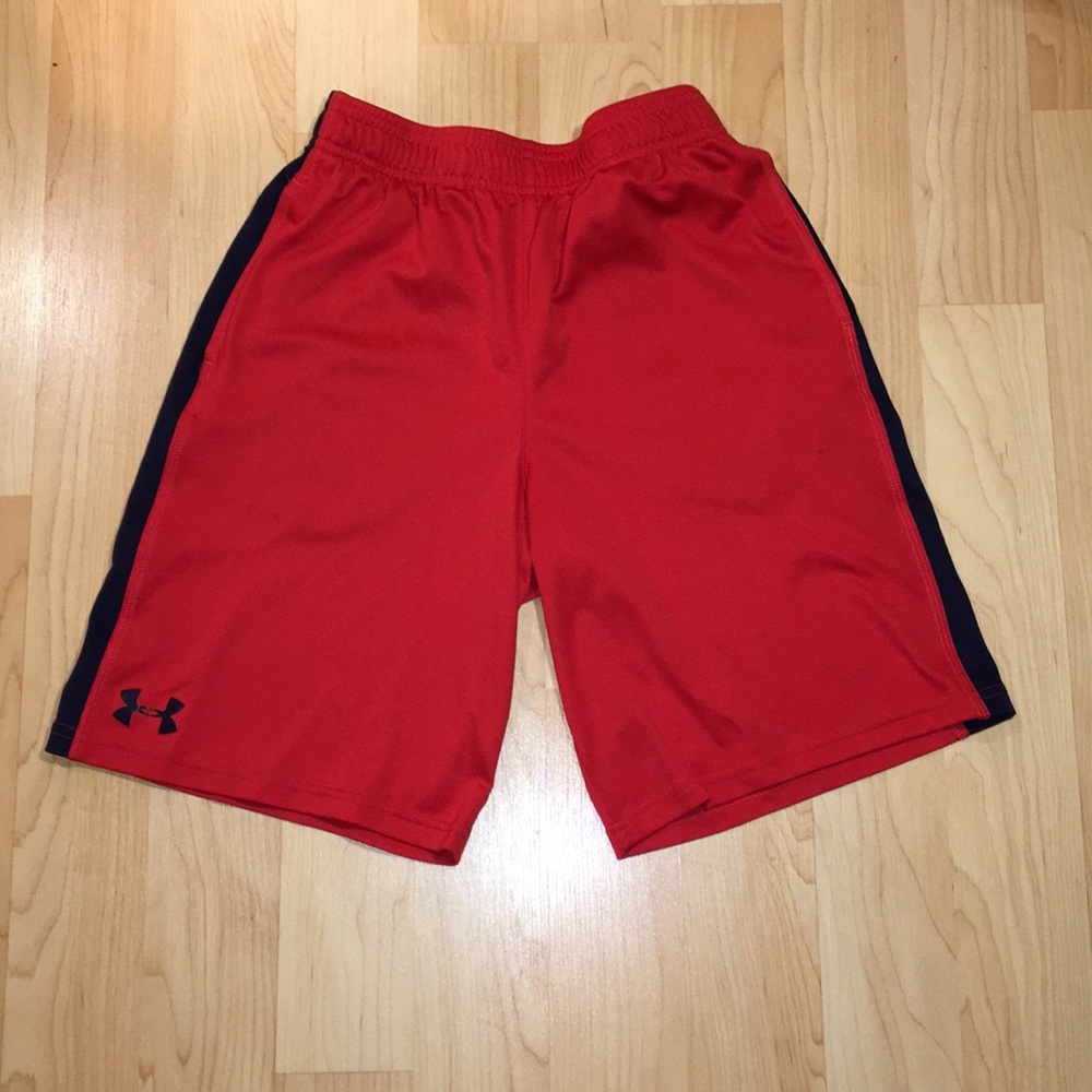 Boys Red Under Armour Short (MD)